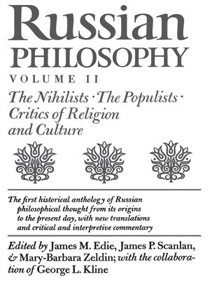 cover image of Russian Philosophy, Volume 2